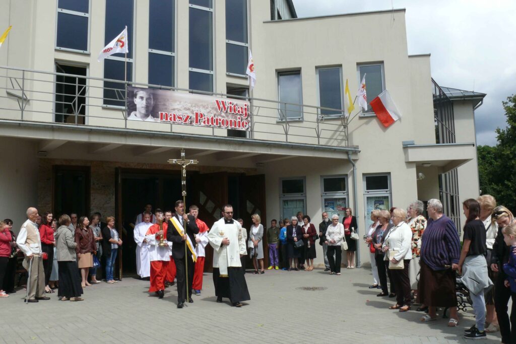 Relikwie patrona w parafii pw. bł. Piotra J. Frassatiego w Lublinie - relacja