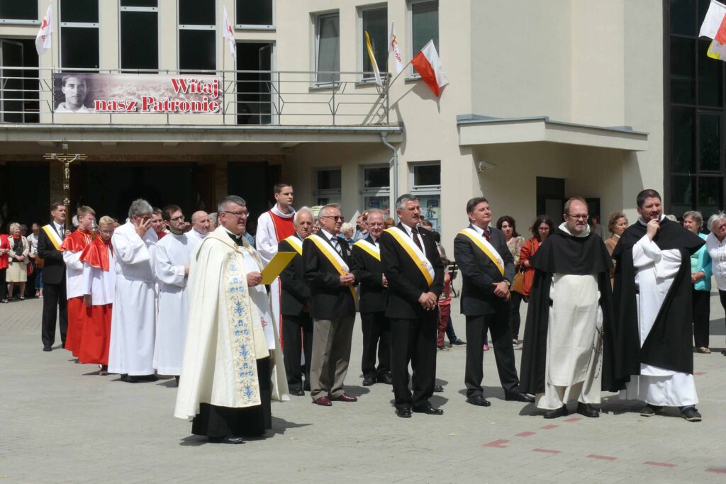 Relikwie patrona w parafii pw. bł. Piotra J. Frassatiego w Lublinie - relacja