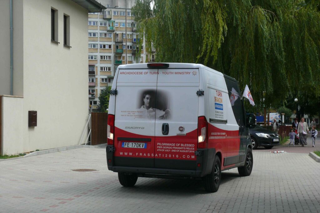 Relikwie patrona w parafii pw. bł. Piotra J. Frassatiego w Lublinie - relacja