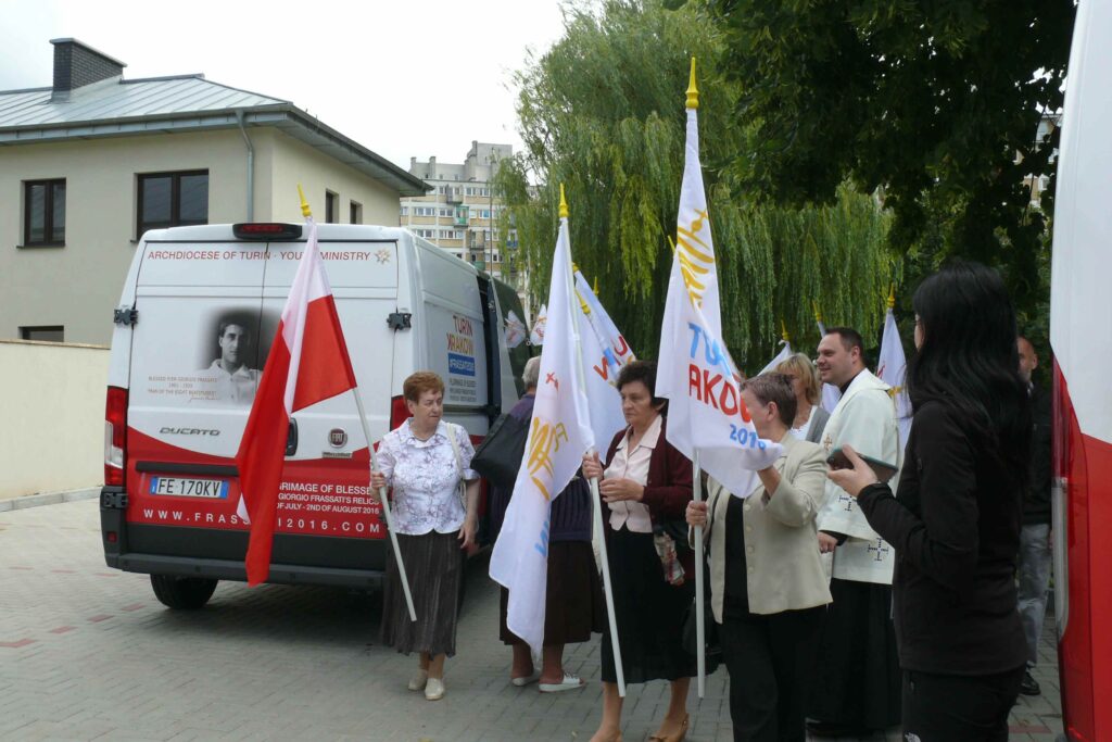 Relikwie patrona w parafii pw. bł. Piotra J. Frassatiego w Lublinie - relacja