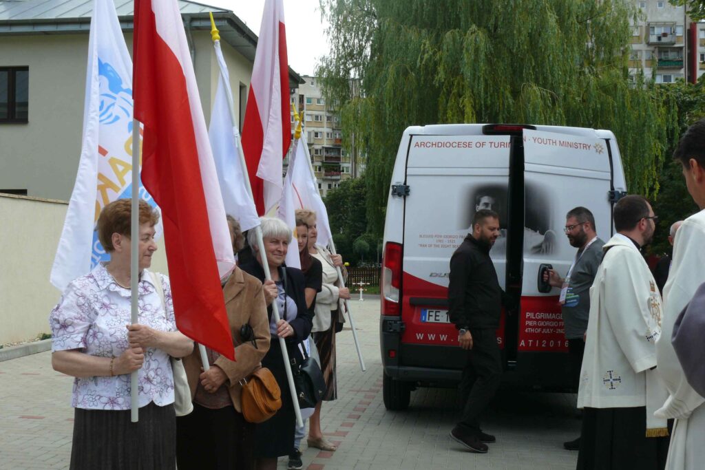 Relikwie patrona w parafii pw. bł. Piotra J. Frassatiego w Lublinie - relacja