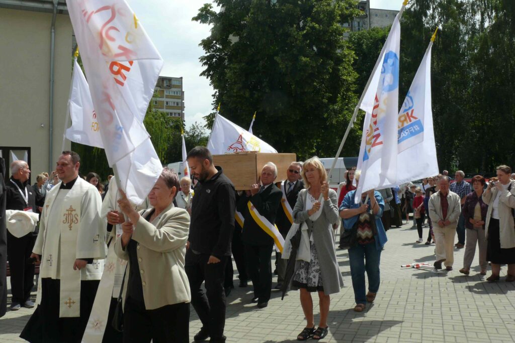 Relikwie patrona w parafii pw. bł. Piotra J. Frassatiego w Lublinie - relacja