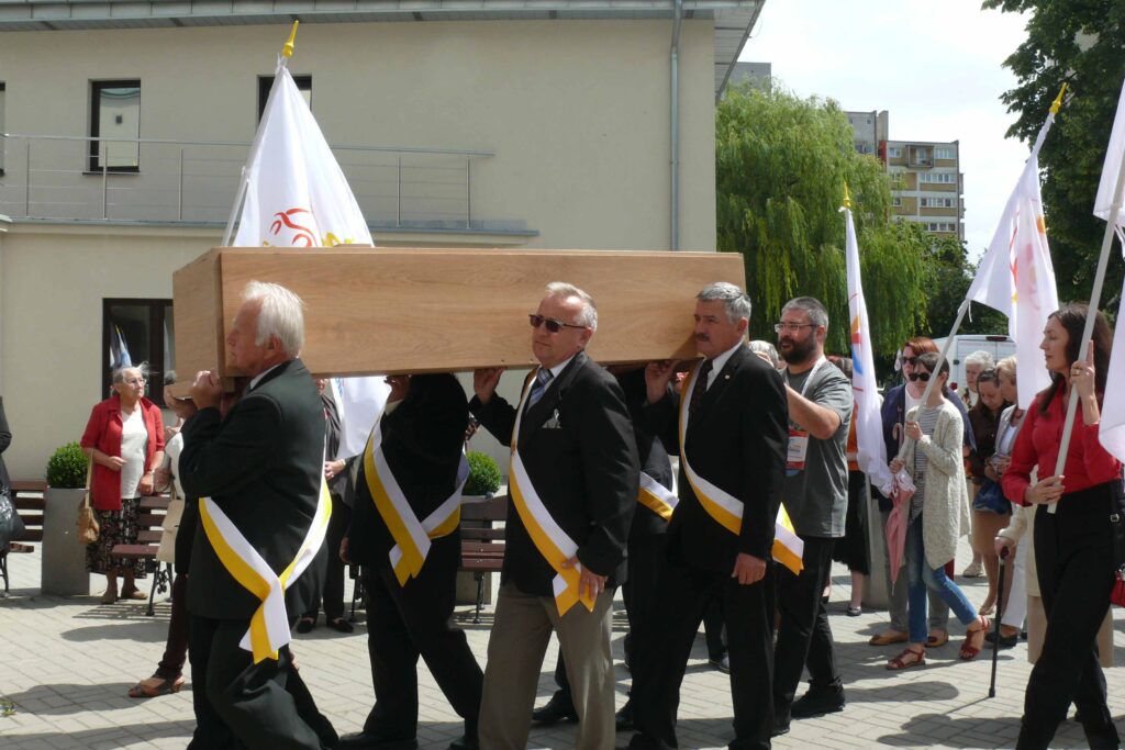Relikwie patrona w parafii pw. bł. Piotra J. Frassatiego w Lublinie - relacja