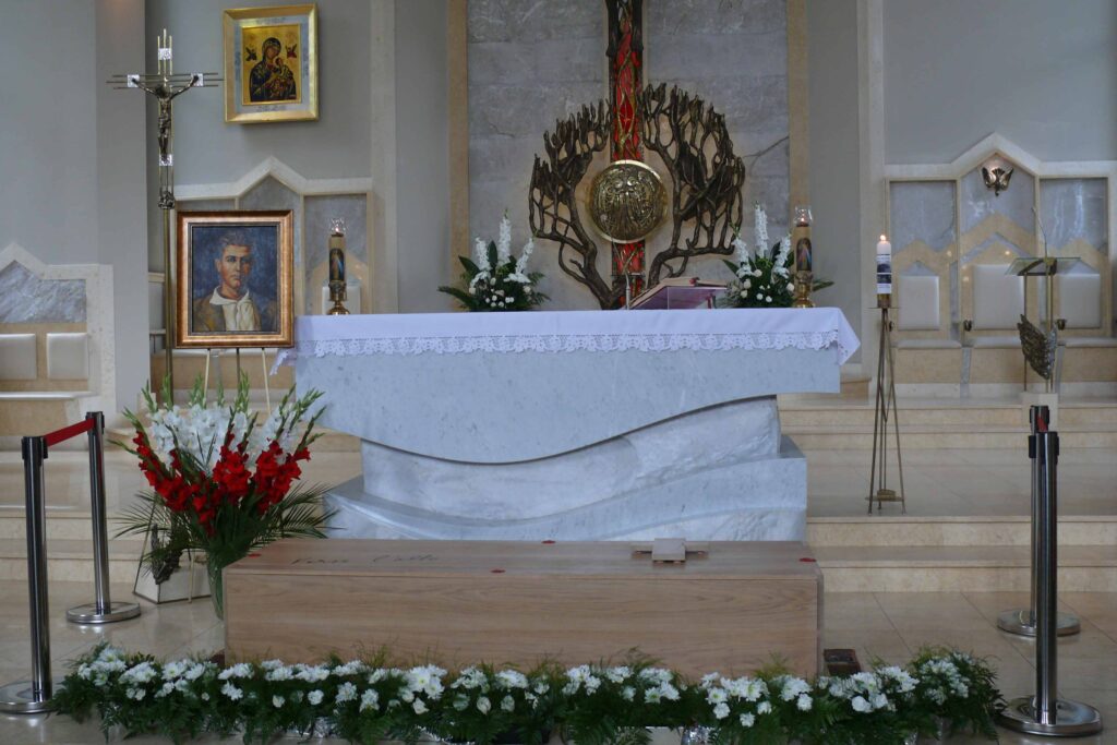 Relikwie patrona w parafii pw. bł. Piotra J. Frassatiego w Lublinie - relacja
