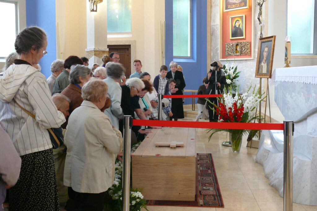 Relikwie patrona w parafii pw. bł. Piotra J. Frassatiego w Lublinie - relacja