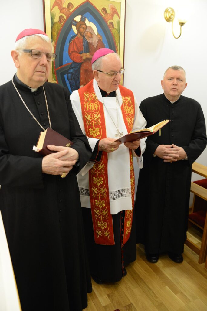 Miejsce kapłańskiej modlitwy i adoracji na plebanii Świętej Rodziny w Lublinie