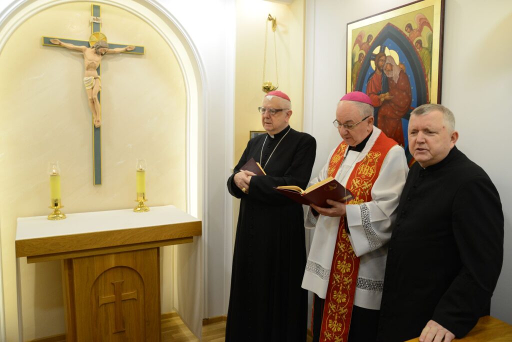 Miejsce kapłańskiej modlitwy i adoracji na plebanii Świętej Rodziny w Lublinie