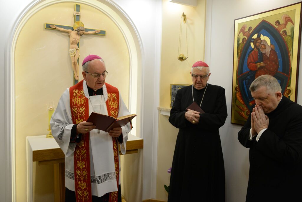 Miejsce kapłańskiej modlitwy i adoracji na plebanii Świętej Rodziny w Lublinie