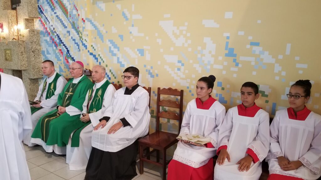 Abp Stanisław Budzik u misjonarzy w Brazylii
