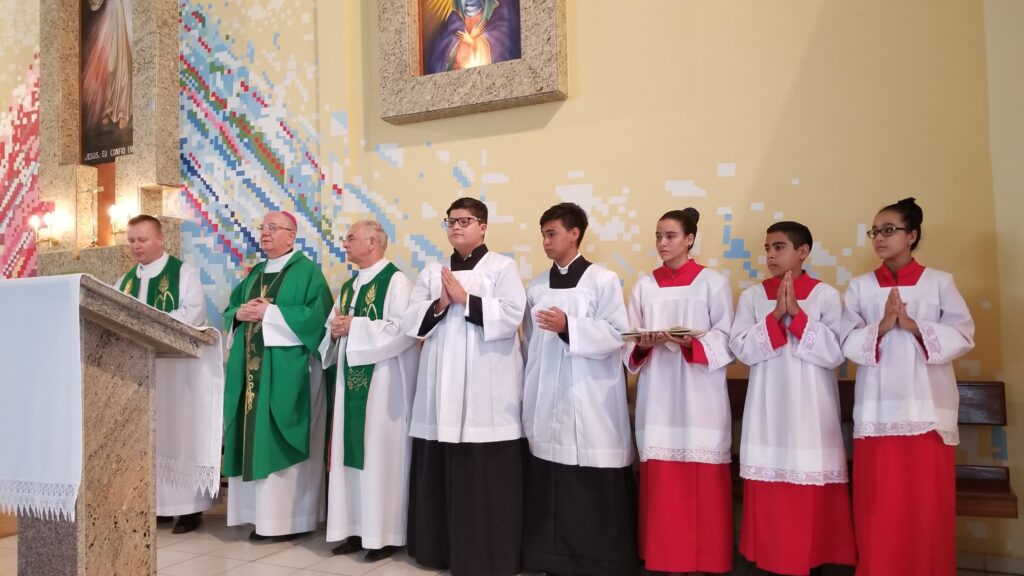 Abp Stanisław Budzik u misjonarzy w Brazylii