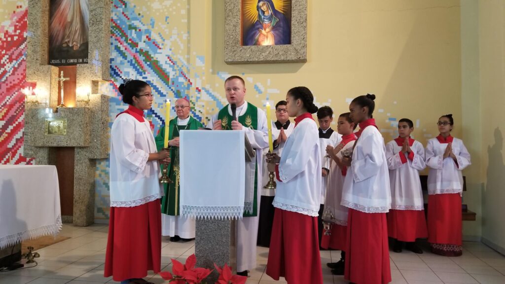 Abp Stanisław Budzik u misjonarzy w Brazylii