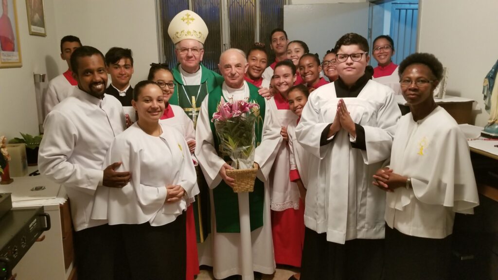 Abp Stanisław Budzik u misjonarzy w Brazylii