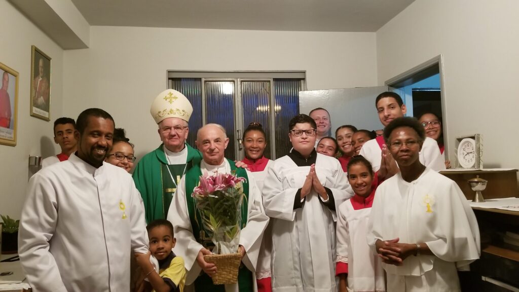 Abp Stanisław Budzik u misjonarzy w Brazylii