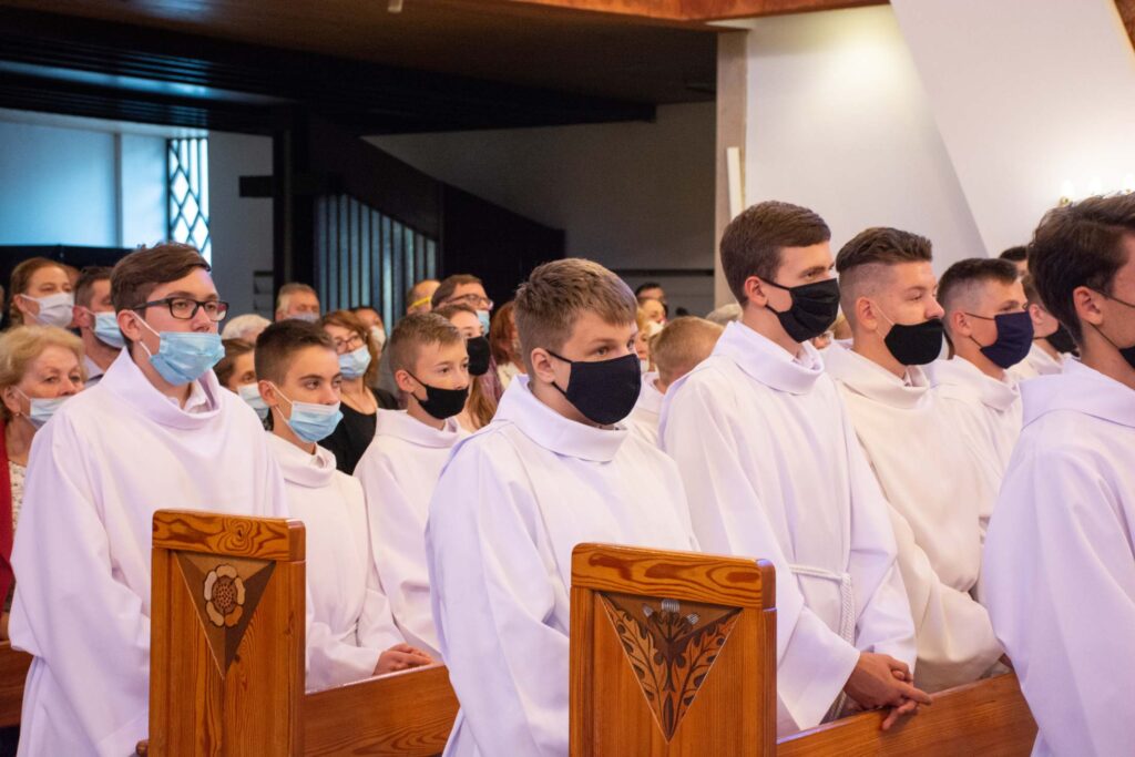Błogosławieństwo nowych lektorów z archidiecezji u św. Józefa w Lublinie