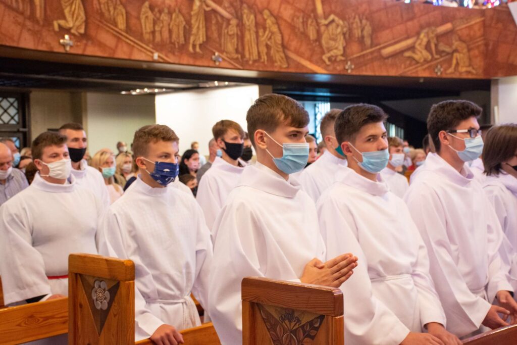 Błogosławieństwo nowych lektorów z archidiecezji u św. Józefa w Lublinie