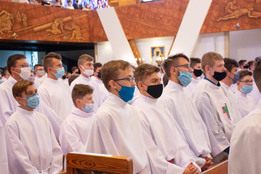 Błogosławieństwo nowych lektorów z archidiecezji u św. Józefa w Lublinie