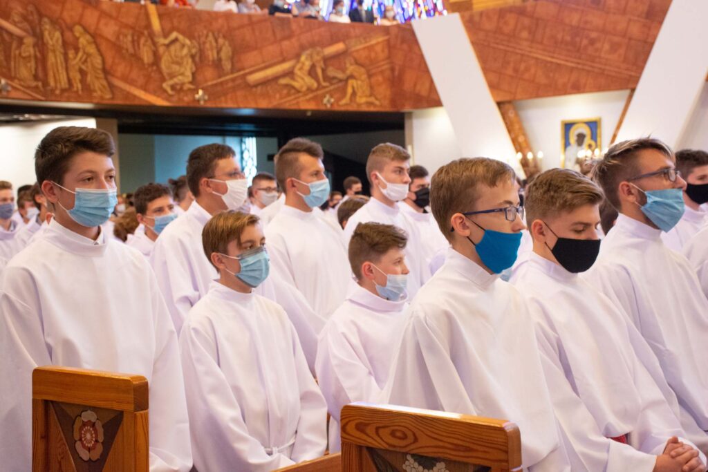 Błogosławieństwo nowych lektorów z archidiecezji u św. Józefa w Lublinie