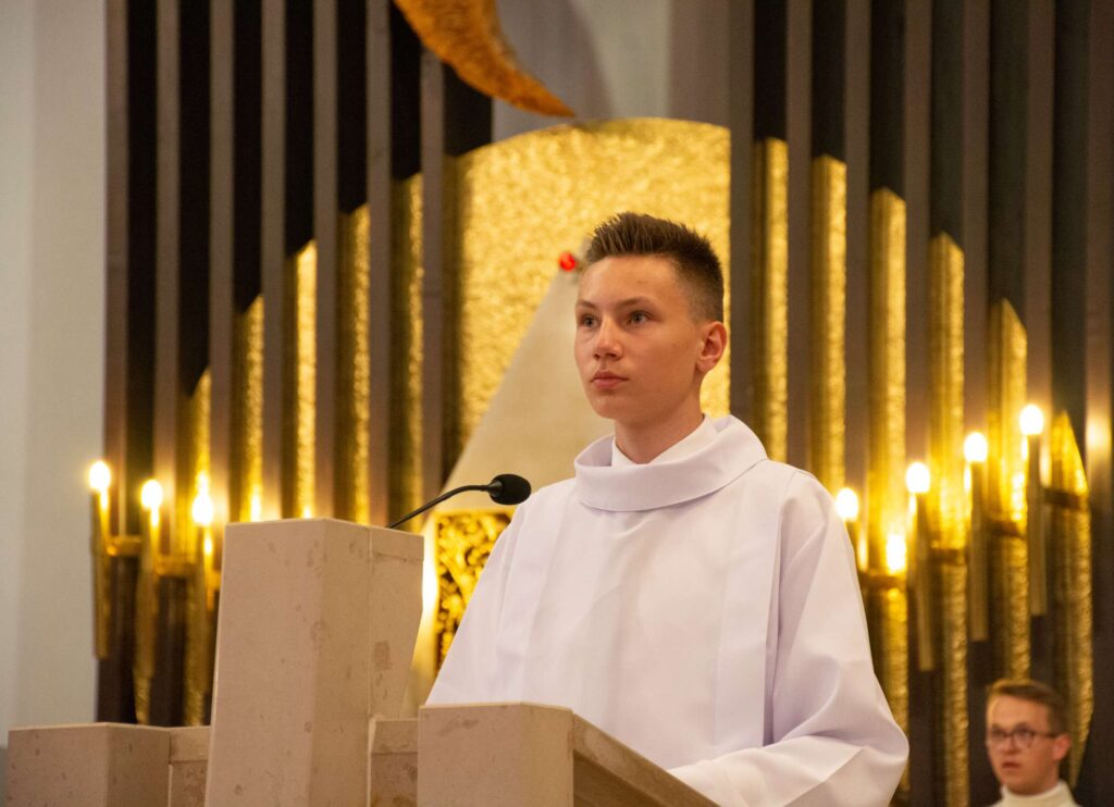 Błogosławieństwo nowych lektorów z archidiecezji u św. Józefa w Lublinie