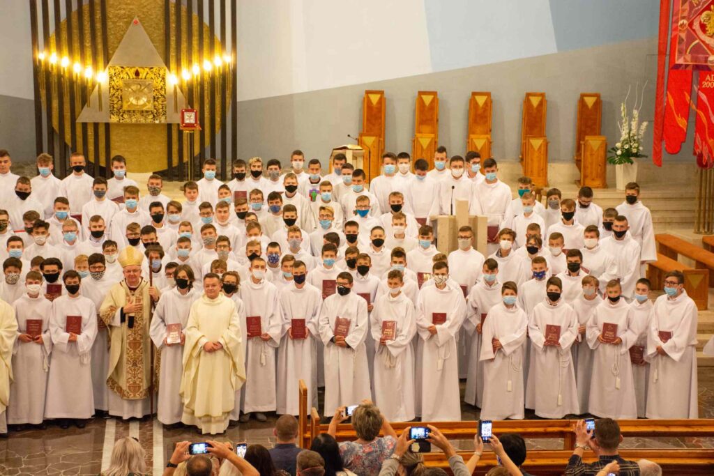 Błogosławieństwo nowych lektorów z archidiecezji u św. Józefa w Lublinie