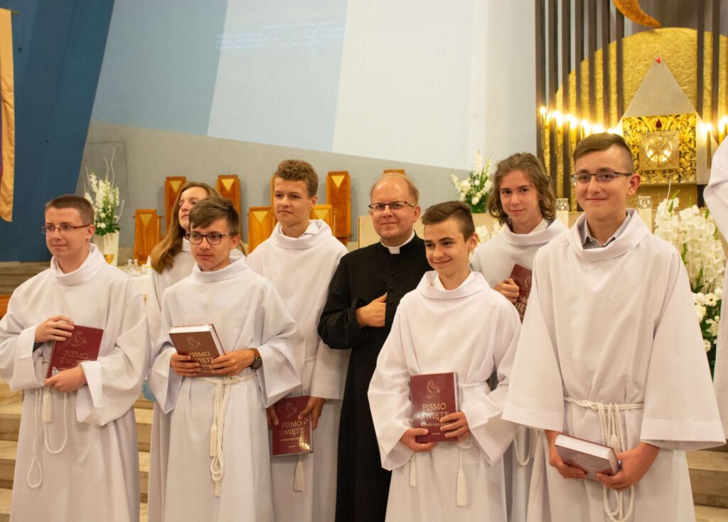 Błogosławieństwo nowych lektorów z archidiecezji u św. Józefa w Lublinie